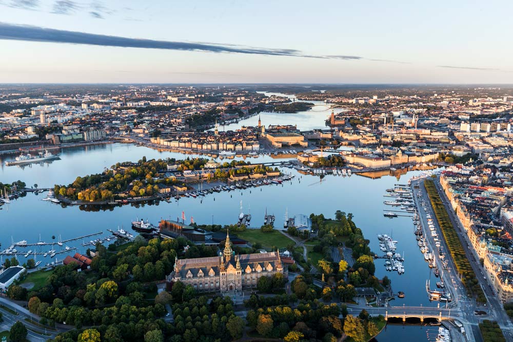 Översiktsbild av Stockholm