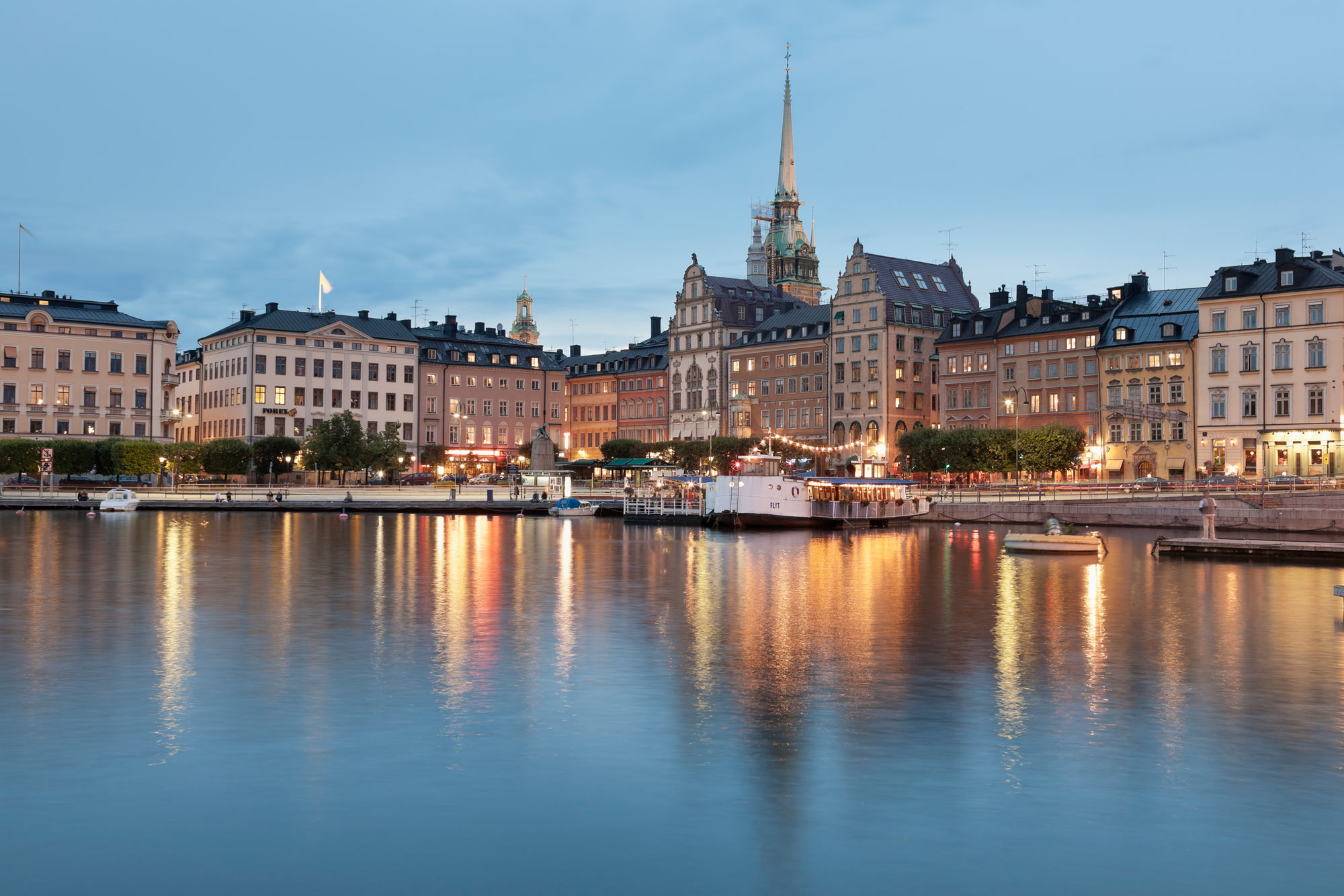 Översiktsbild av Stockholm gamla stan